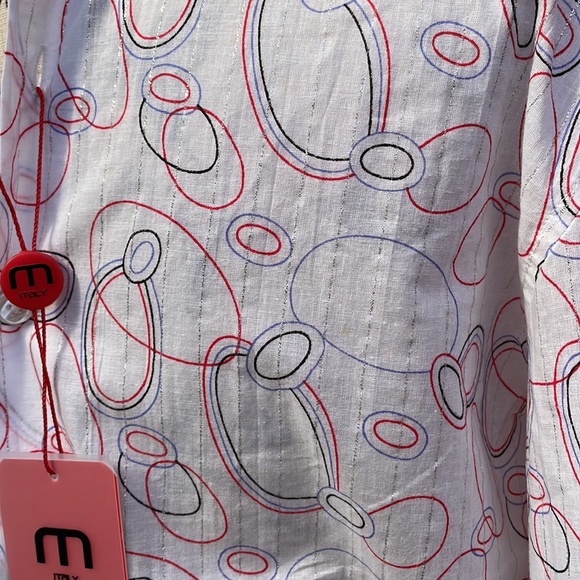 New with tags Monza Button up Long Sleeve Shirt Size M - Picture 2 of 5